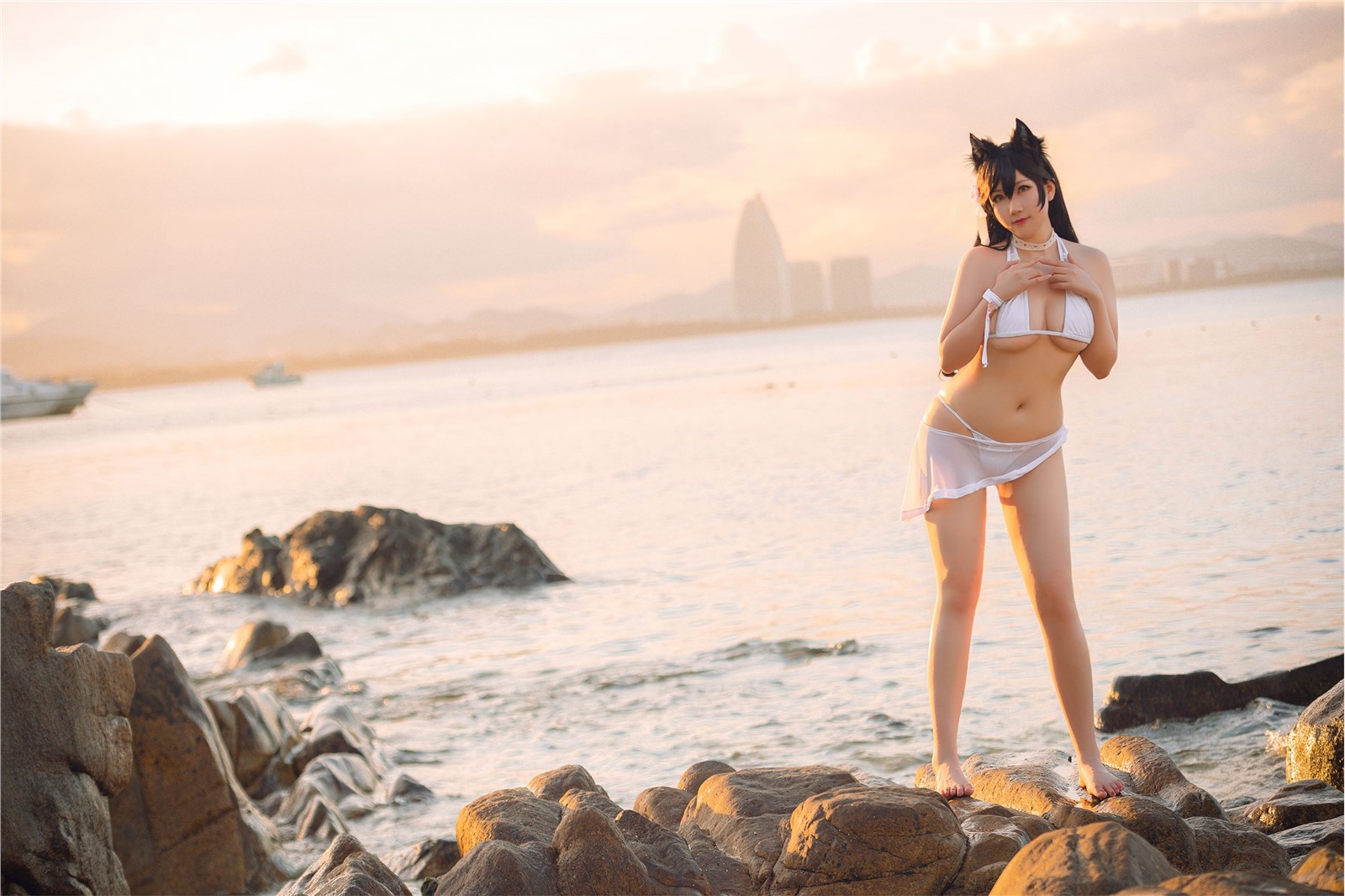 It's the end of the end. - Atago swimsuit(11)